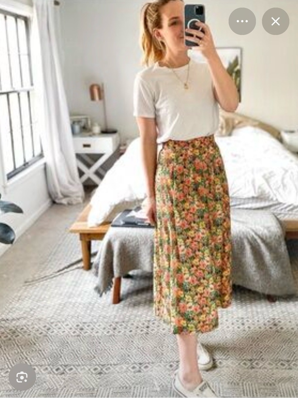 Excellent condition Sezane alicia skirt
